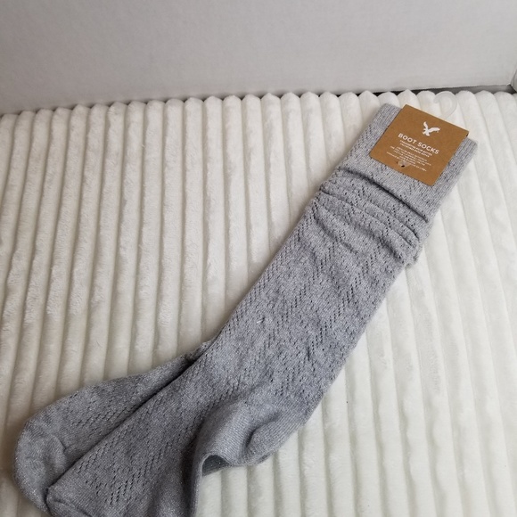 American Eagle Outfitters Accessories - American Eagle NWT Tall Heather Gray Boot Socks
